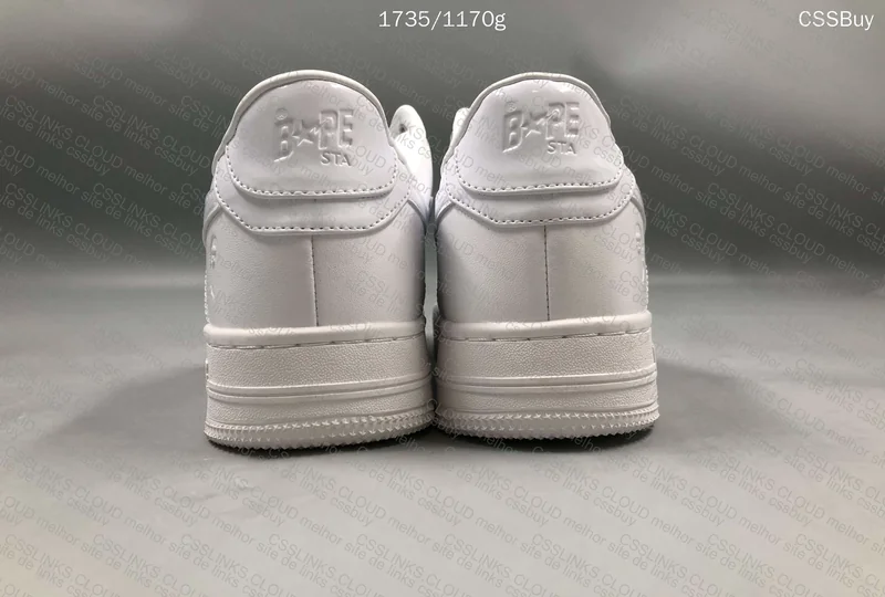 BAPESTA TRIPLE WHITE M BATCH 99Y 4