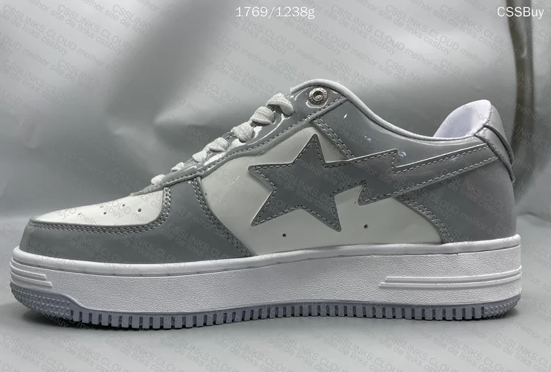 Bapesta White/Grey (primeiro haul pfvr ajudem)