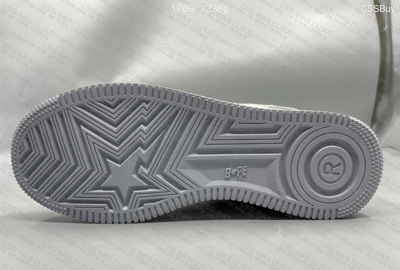 Bapesta White/Grey (primeiro haul pfvr ajudem) 3