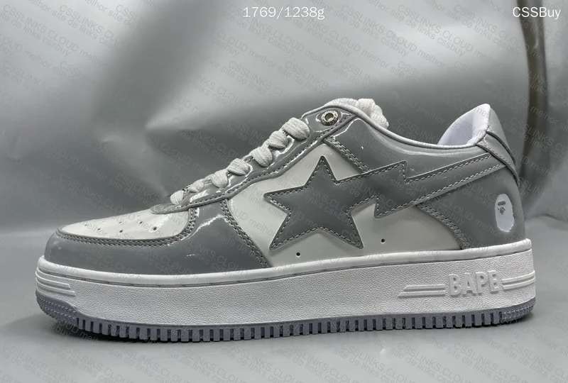 Bapesta White/Grey (primeiro haul pfvr ajudem) 4