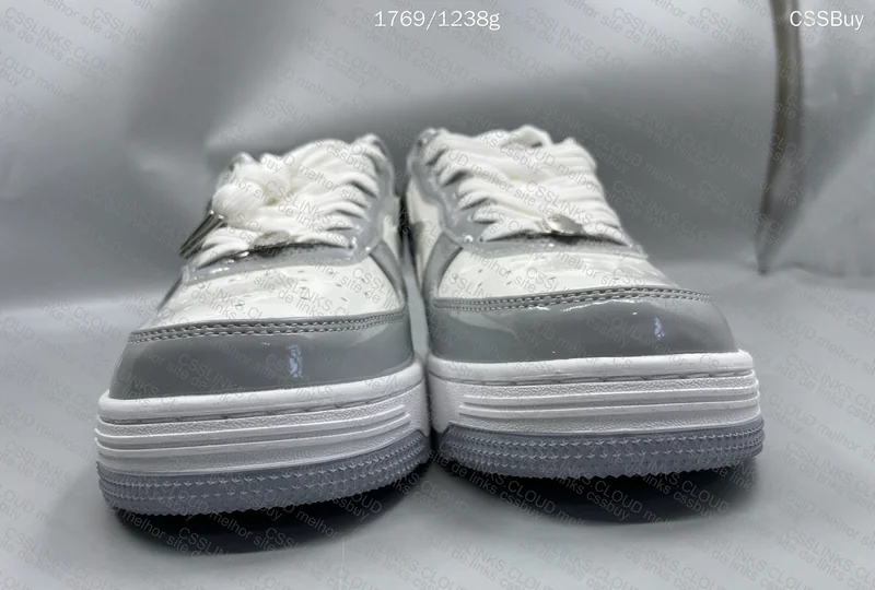 Bapesta White/Grey (primeiro haul pfvr ajudem) 5