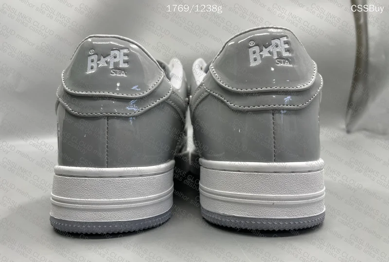 Bapesta White/Grey (primeiro haul pfvr ajudem) 6