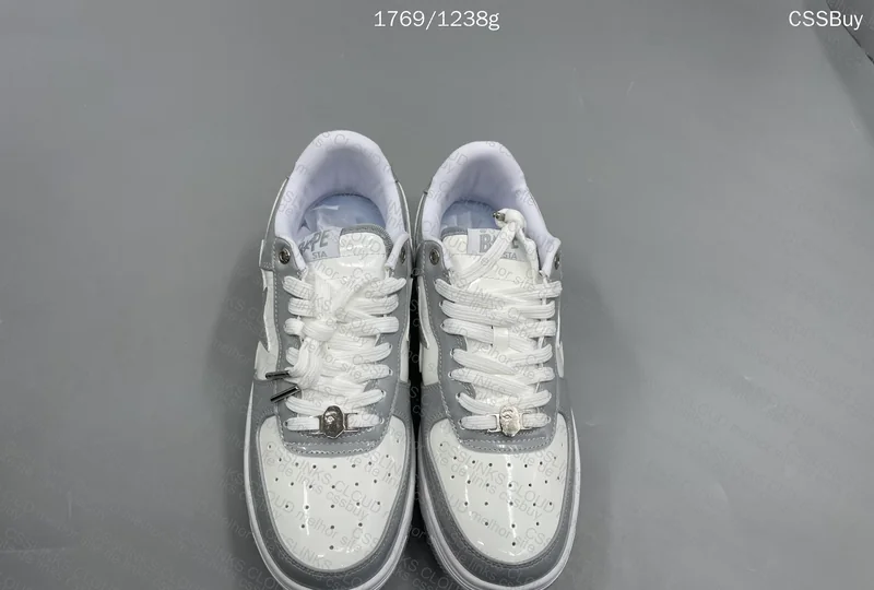 Bapesta White/Grey (primeiro haul pfvr ajudem) 7