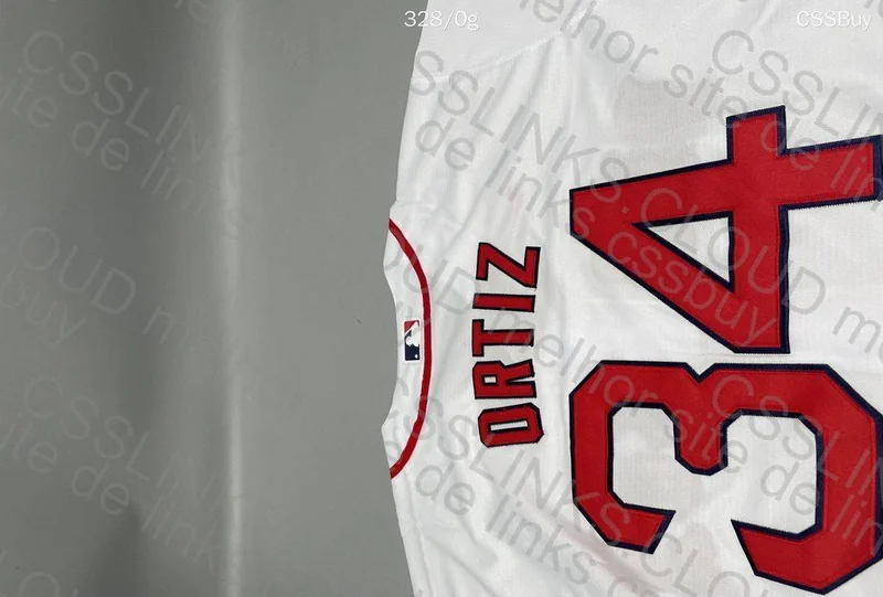 Baseball Jersey Red Sox 7