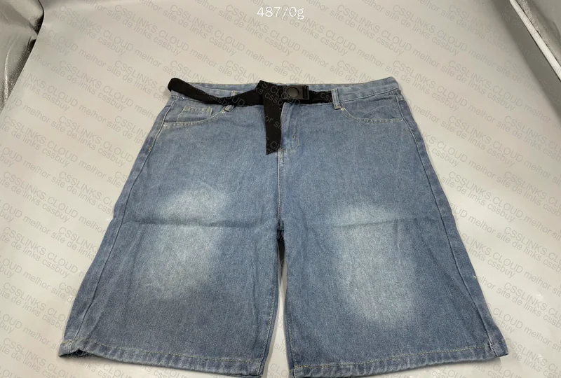 Oversized Jeans with Built-in Belt 2