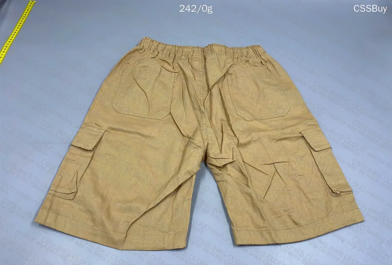 Khaki Cargo Shorts 2