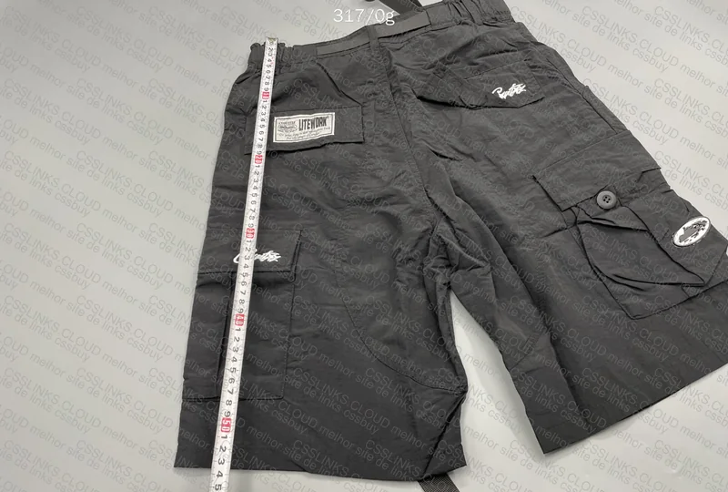 Corteiz Cargo Shorts with Measurements 2