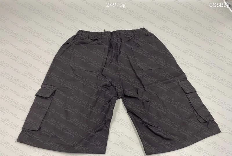 Black Cargo Shorts 2