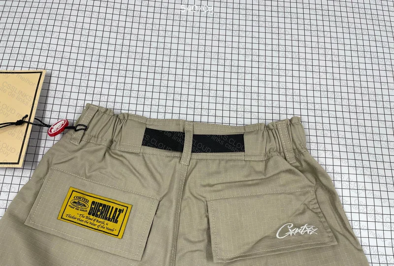 Corteiz Khaki Shorts 4