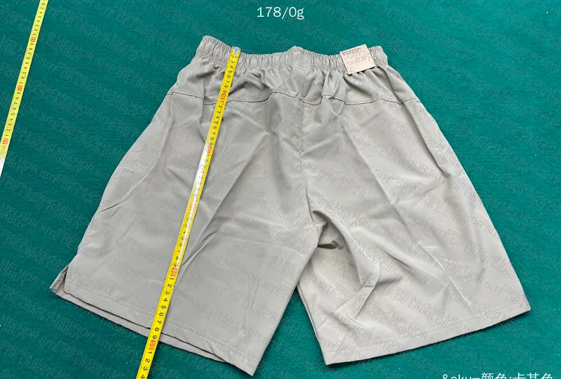 Gym Shorts with Measurements