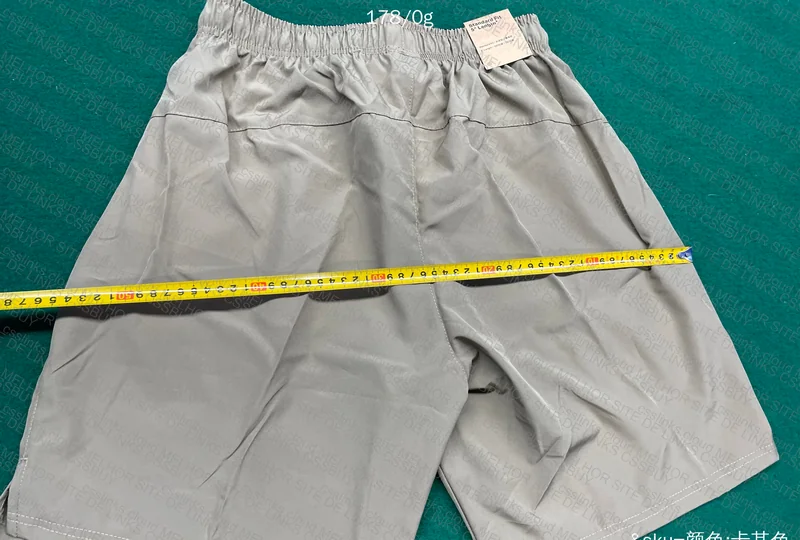 Gym Shorts with Measurements 3