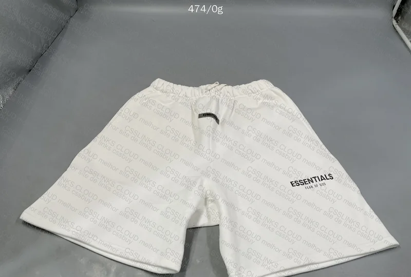 White Essential Shorts