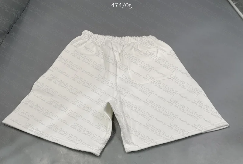 White Essential Shorts 3