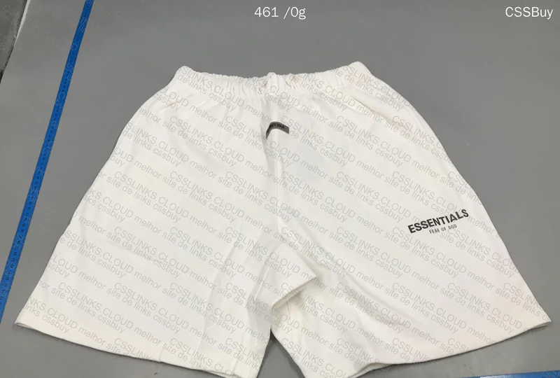 Essentials Bermuda [White - With Measurements]