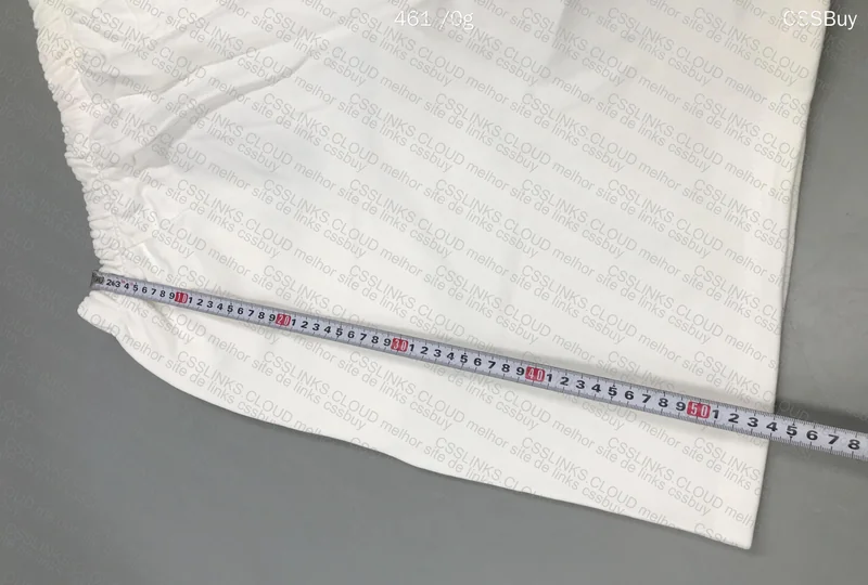 Essentials Bermuda [White - With Measurements] 6