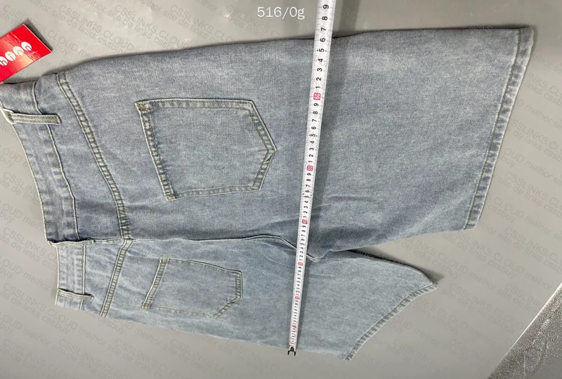 Denim Shorts with Measurements 5