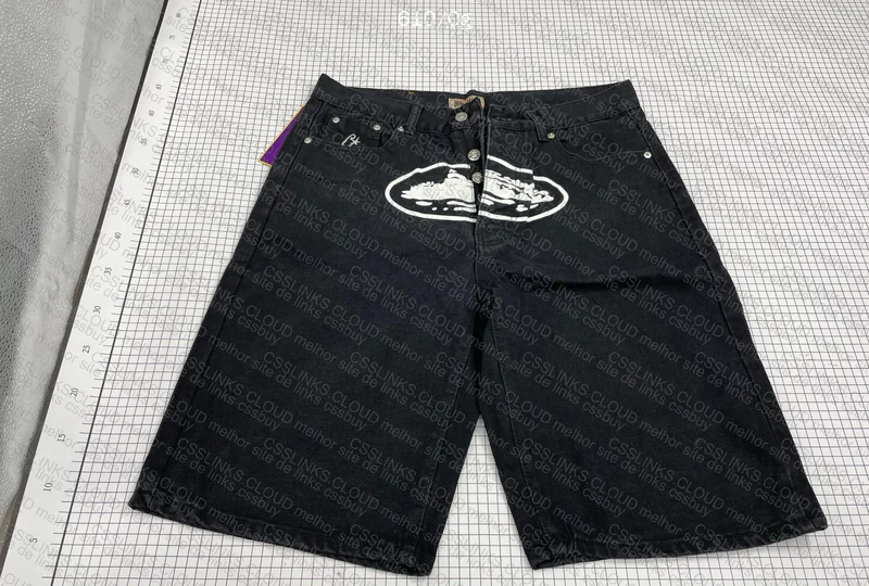 Corteiz Denim Shorts (with measurements)