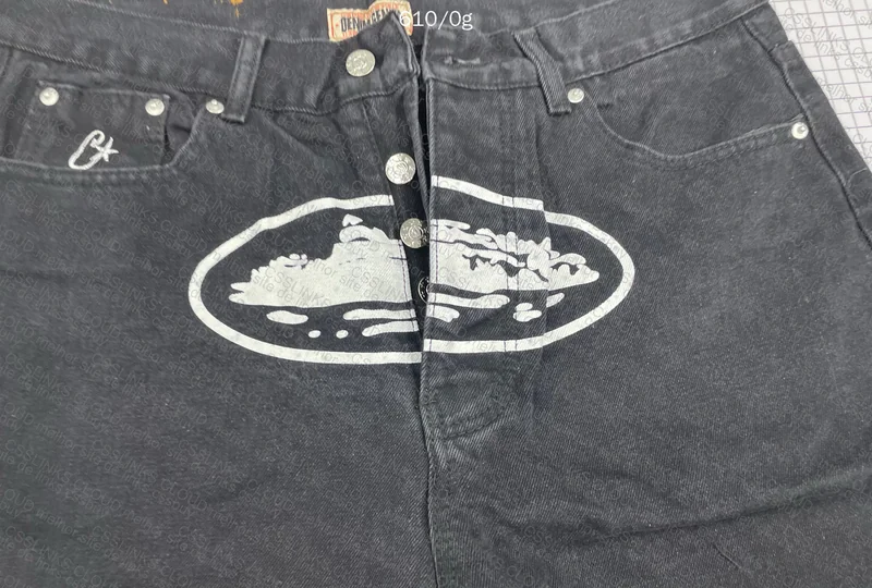 Corteiz Denim Shorts (with measurements) 2