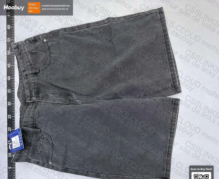 Bermuda jeans preta 2