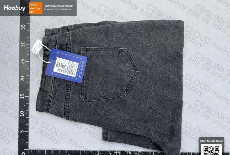 Bermuda jeans preta 4