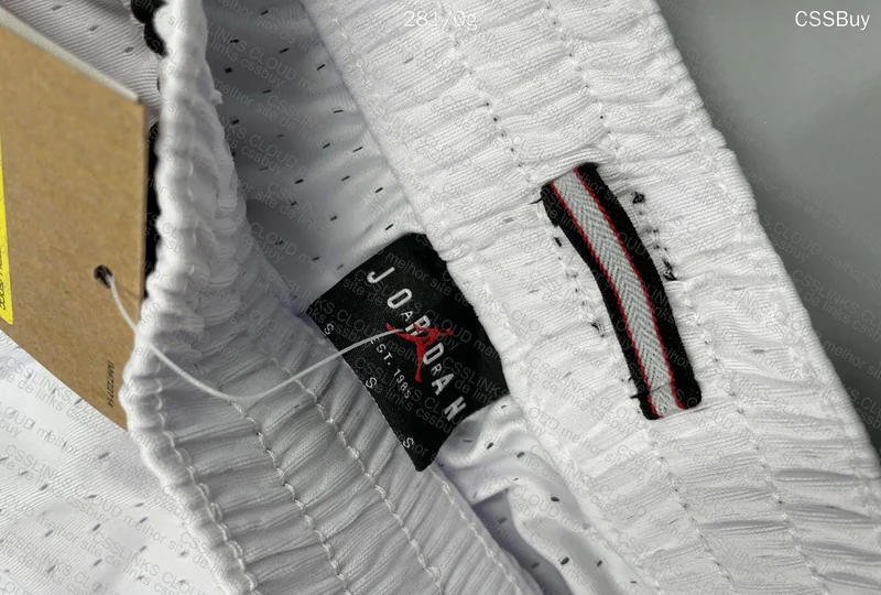 White Jordan Shorts 2