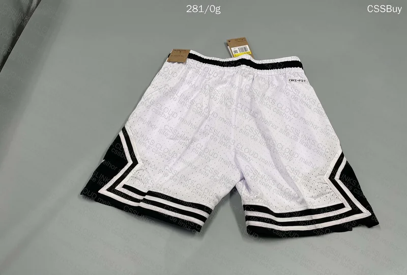White Jordan Shorts 4