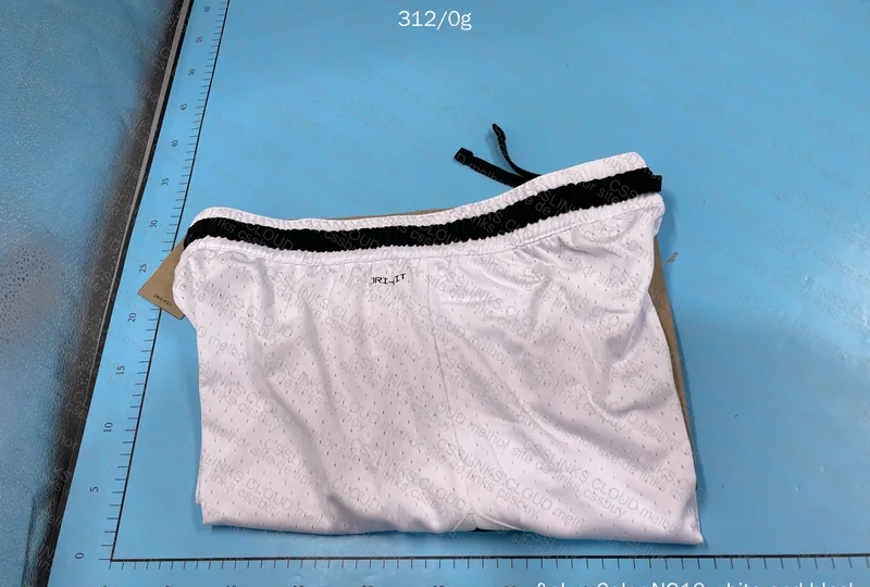 White Jordan Shorts 6