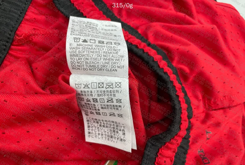 Red Jordan Shorts 4