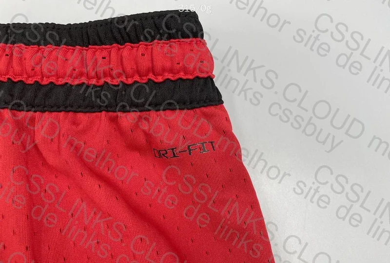 Red Jordan Shorts 6