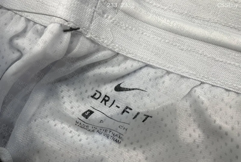 White Nike Dri-Fit Shorts 4