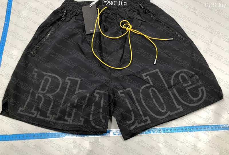 Rhude Black Shorts S - Measurements