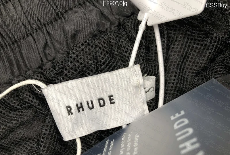 Rhude Black Shorts S - Measurements 2