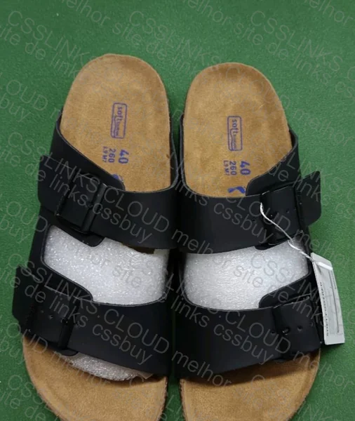 Birkenstock preta em couro 2