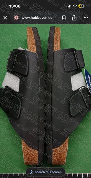 Birkenstock preta em couro 3