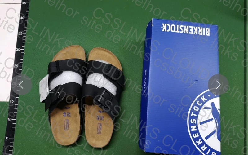 Birkenstock preta em couro 4