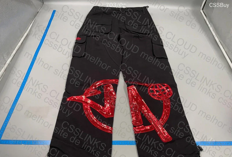 Black Graff Cargo (Red Sequin Logo) 🩸🍷