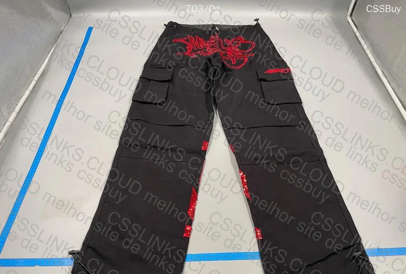 Black Graff Cargo (Red Sequin Logo) 🩸🍷 3