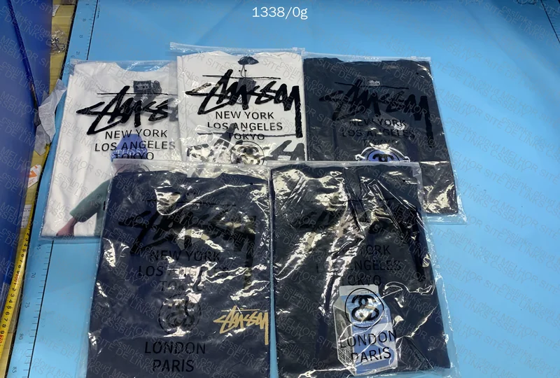 Blind Box Stussy T-Shirts (with Measurements)
