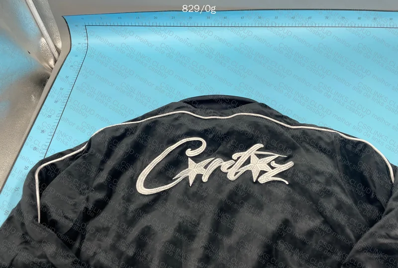 Black Corteiz Velvet Sweatshirt 3