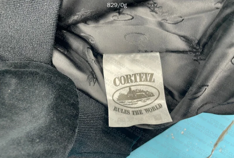 Black Corteiz Velvet Sweatshirt 5