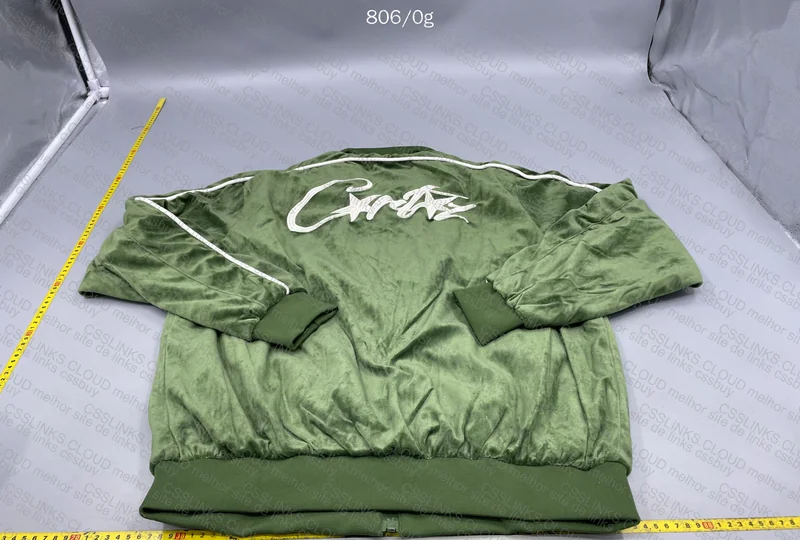 Corteiz Track Suit 'Velor Green' Shirt 6