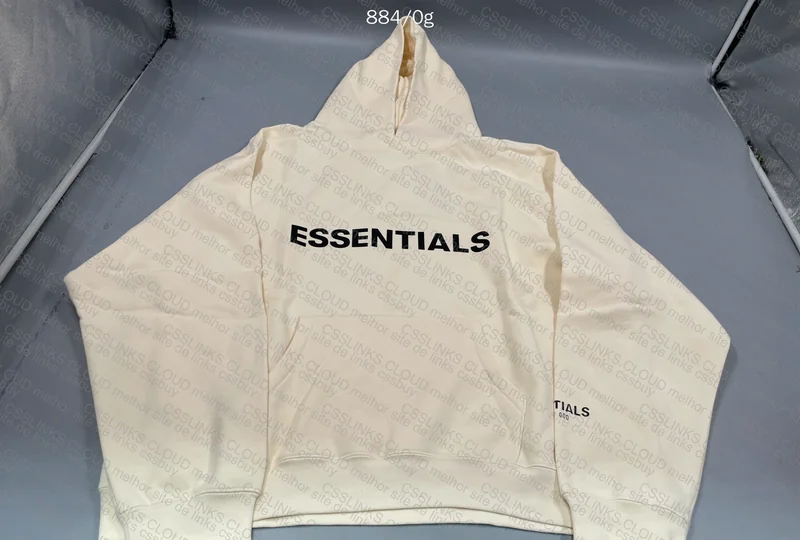Essentials Hoodie (With Measurements)