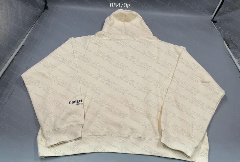 Essentials Hoodie (With Measurements) 2