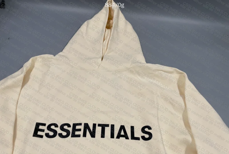Essentials Hoodie (With Measurements) 3