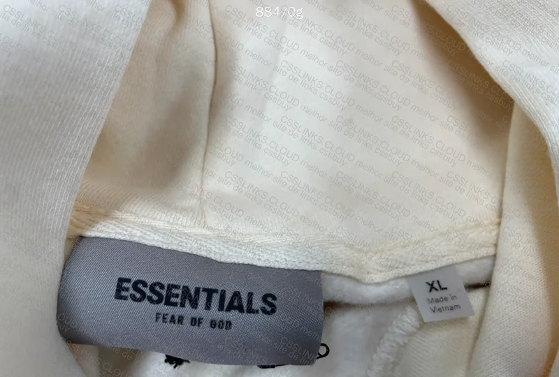 Essentials Hoodie (With Measurements) 7