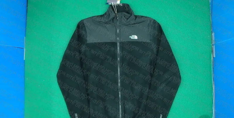 Black TNF Fleece Hoodie (Measurements) 2