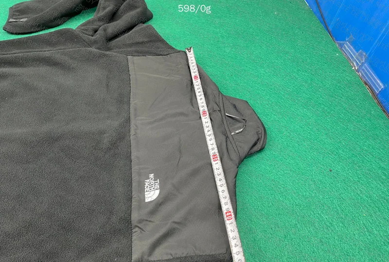 Black TNF Fleece Hoodie (Measurements) 4