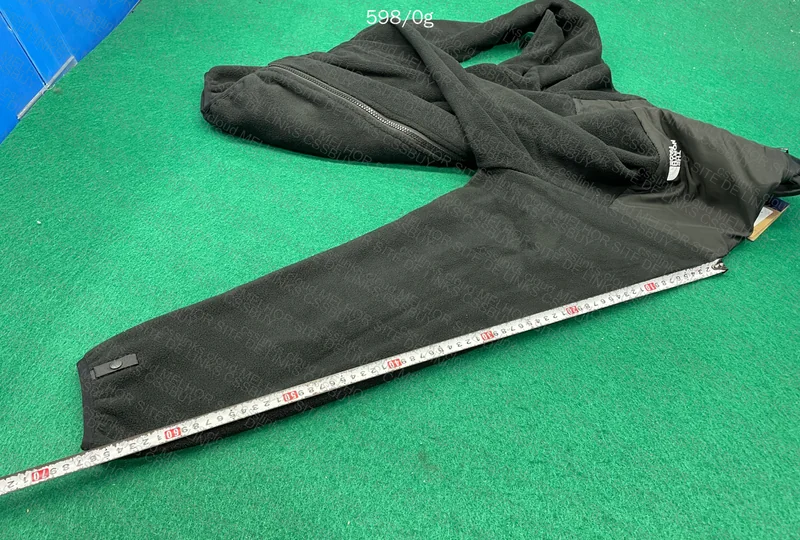 Black TNF Fleece Hoodie (Measurements) 5