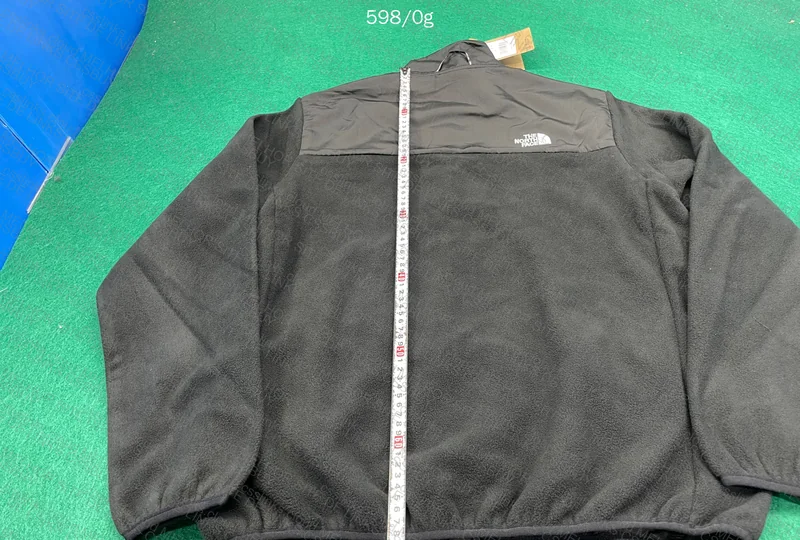 Black TNF Fleece Hoodie (Measurements) 6