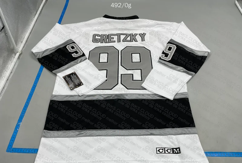 NHL Los Angeles Kings Gretzky White Hoodie 2